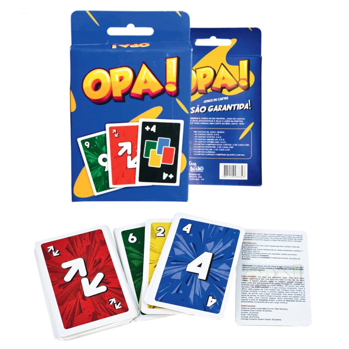 Baralho (Tipo Uno) com 112 Cartas